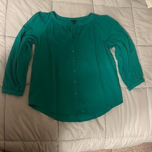 Ann Taylor Green Blouse